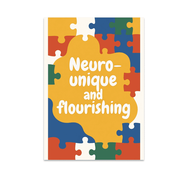 Inclusive Pride Wall Decor - Neurodiversity Advocate - 13x19 Poster Print