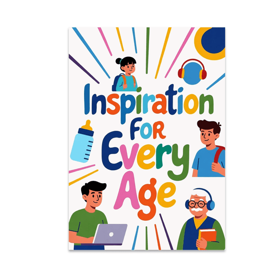 Inclusive Wall Decor - All Ages Inspiration - 13x19 Poster Print