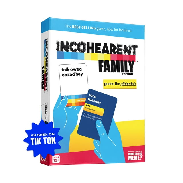 Incohearent Family Edition - The Family Card Game Where You Compete to ...