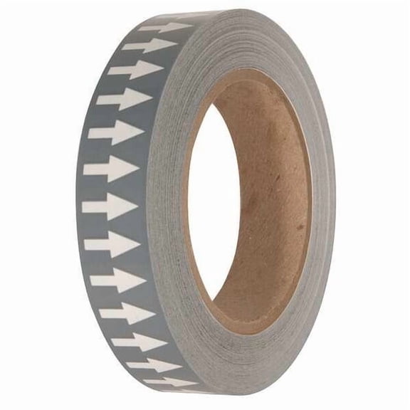 Incom Arrow Tape,Gray,1in W,108ft Roll L PMA1511
