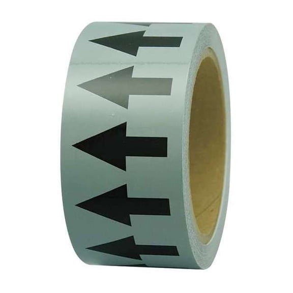 Incom Arrow Tape,Gray,2in W,108ft Roll L PMA257