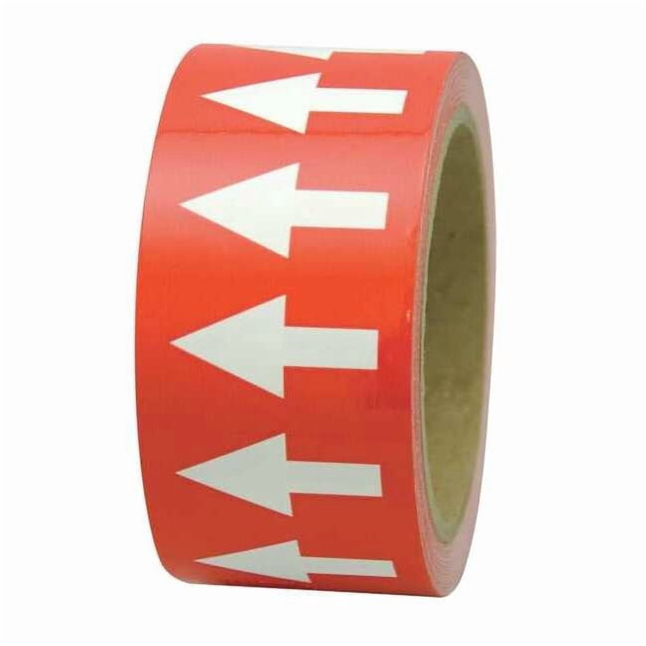 Incom Arrow Tape,Red,1in W,108ft Roll L PMA154