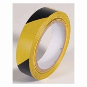 Incom Floor Tape,Black/Yellow,1 inx54 ft,Roll VHT110