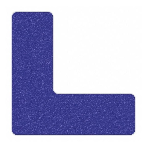 Incom Floor Tape,Blue,6 inx6 in,L,PK25 LM110B