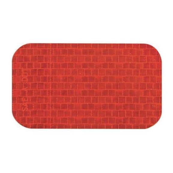 Incom Floor Tape,Red,2inx3.5in,Rectangle,PK50 RR250RD