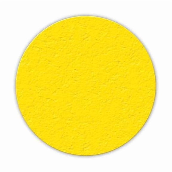 Incom Floor Tape,Yellow,3 inx3 in,Circle,PK25 LM200Y