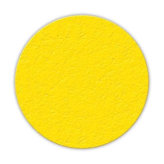 Incom Floor Tape,Yellow,3 inx3 in,Circle,PK25 LM200Y