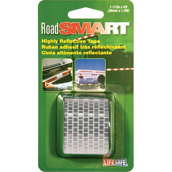 Incom Manufacturing 1-.50in. X 4ft. Silver Highly Reflective Tape RE802