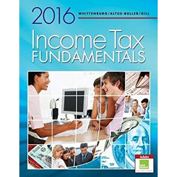 Pre-Owned Income Tax Fundamentals 2016 with H R Block Premium Business Access Code Paperback Gerald E. Whittenburg, Steven Gill, Martha Altus-Buller