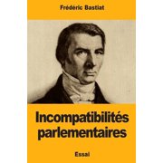 Incompatibilit s parlementaires Paperback