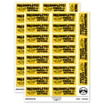 thumbnail image 1 of Incomplete! Finish and Return Teacher Student School Sticker Set - Yellow - Matte Finish - 2.00" Large, 1 of 7