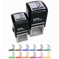 thumbnail image 1 of Incomplete Half Happy Face Teacher Correction Self-Inking Rubber Stamp Ink Stamper - Green Ink - Small 1 Inch, 1 of 7