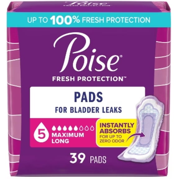 Incontinence Bladder Control & Postpartum Pads - Maximum Absorbency