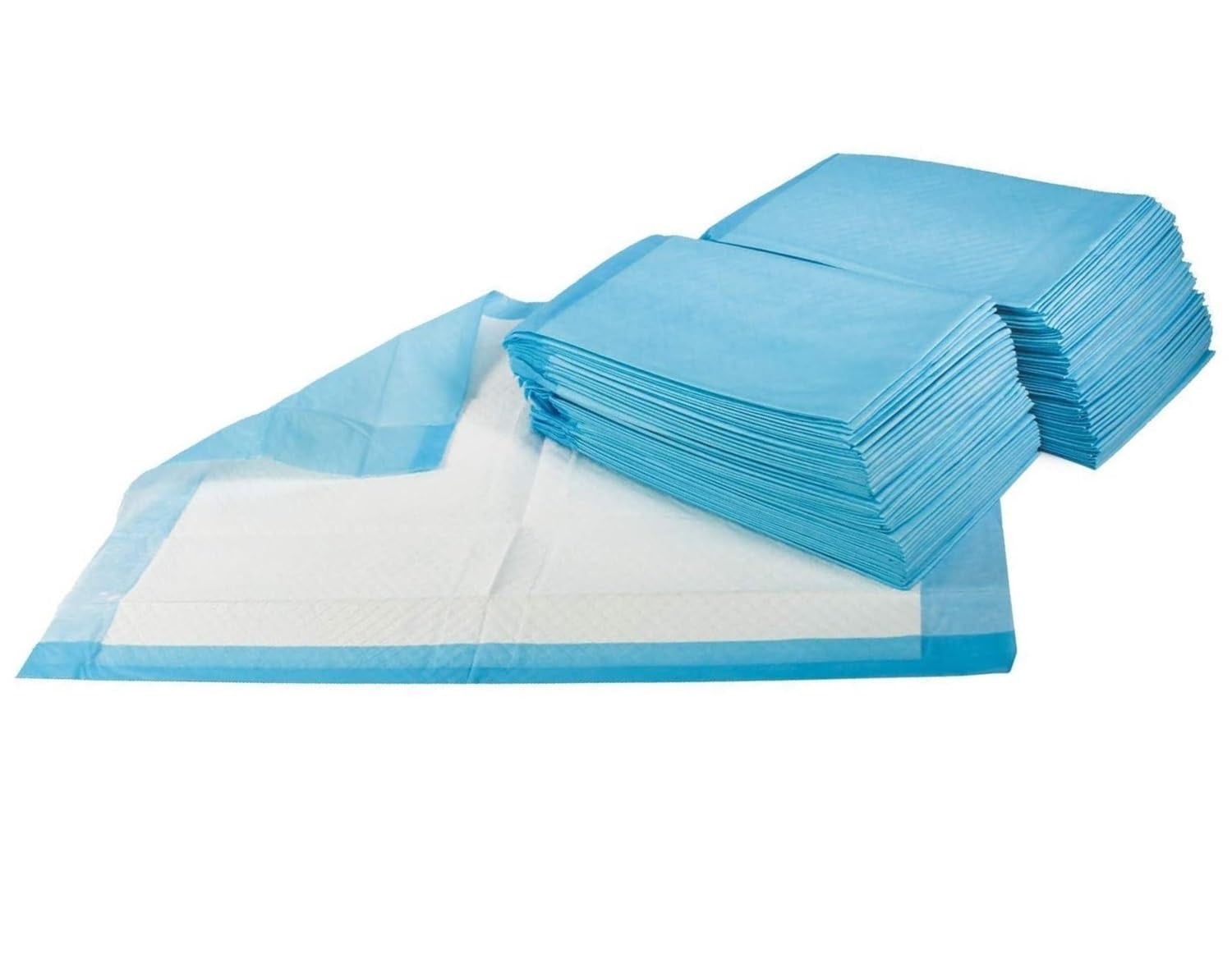 Incontinence Chux Pads, Disposable Underpads 17" x 24" Waterproof Absorbent Protection Bed Pads, Perfect for Kids, Adults, Pets, Puppy Training, Pee Pads and Furniture (Pack of 50)