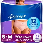 Incontinence & Postpartum Incontinence Underwear for Women, Small/Medium, Maximum Protection, 32 Count