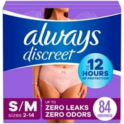 Incontinence Underwear Women's - Maximum Protection - Small/Medium - 84ct