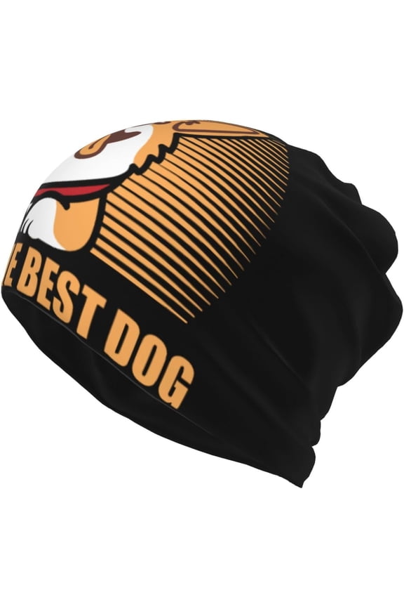 Incorgnito Corgi Waterproof Multifunction Beanie hat Men Women Fashion Scarf Soft Stretch Skull Cap