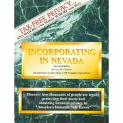 Pre-Owned Incorporating in Nevada 2nd Ed (Paperback) 1882180852 9781882180851