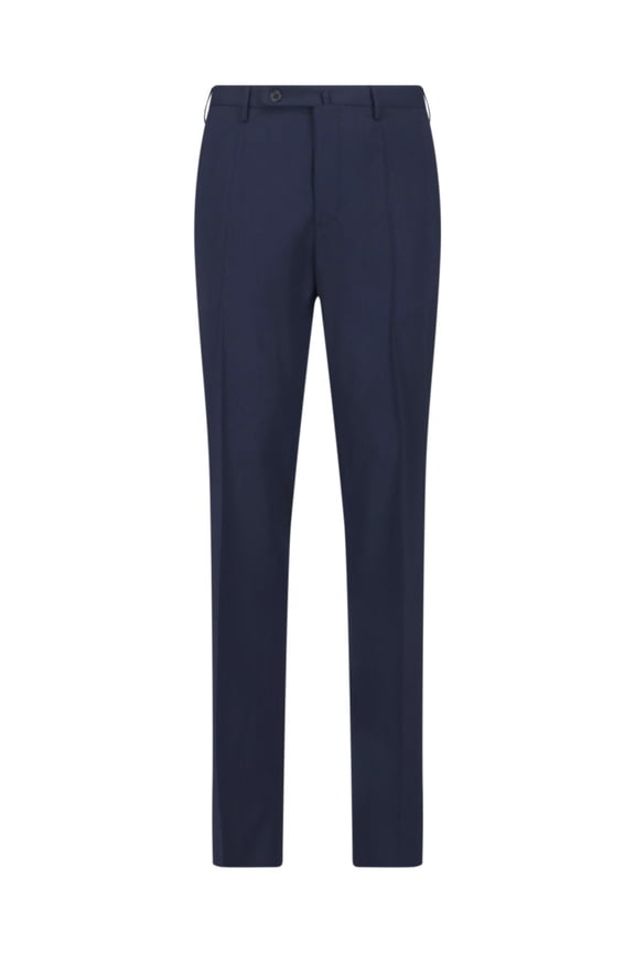 Virgin Wool Trousers – Navy (Men's)