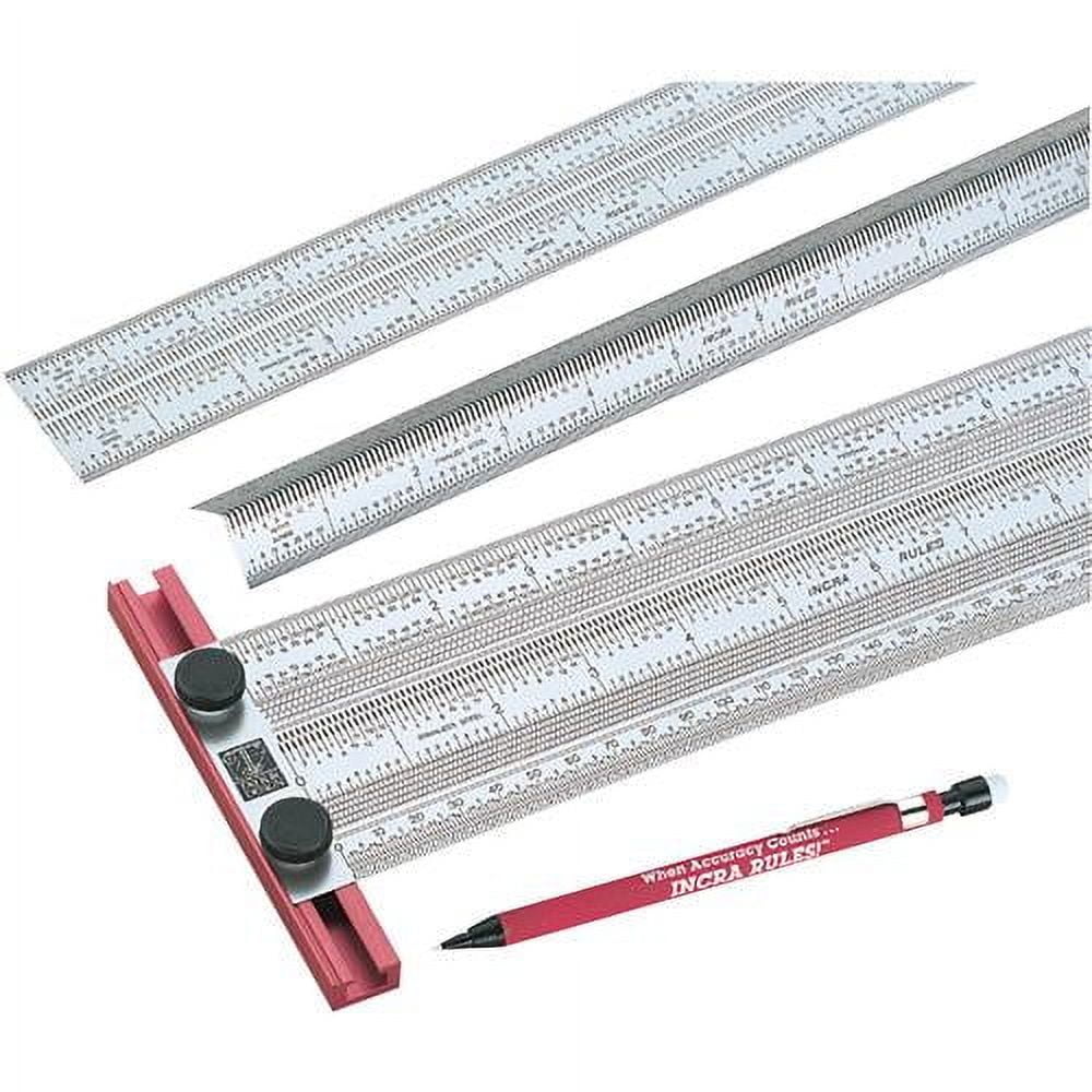 Incra Ruler Incra TDPROTSET12 Professional Marking Rule Set - Walmart.com