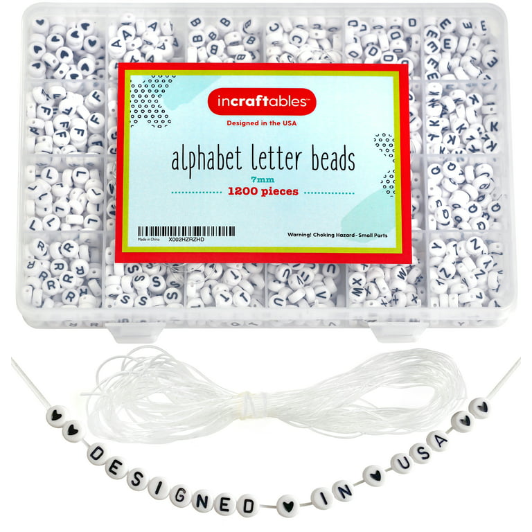 Letter / Number Beads – Craftable Supply