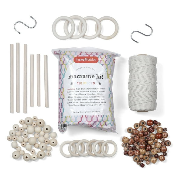 Incraftables Macrame Kit with Rope Code