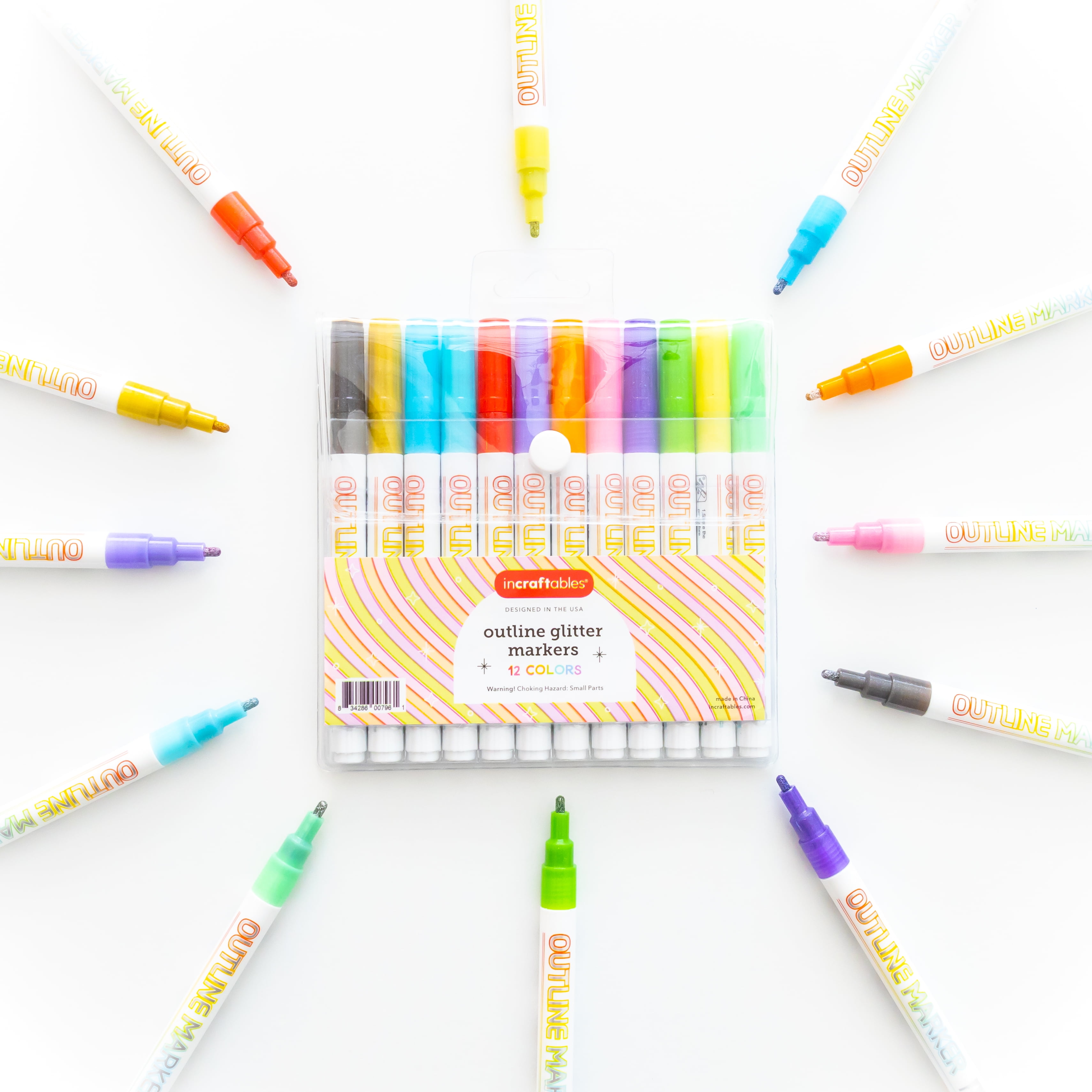 Best Fabric Markers Pack of 24 Pens Non-Toxic - Set of 24 Individual Colors - No