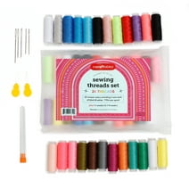 Incraftables Sewing Thread Assortment (24 Threads Set). Best Polyester Thread for Sewing Machine