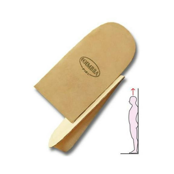 Increase Height Extra Heel Pads (Size L, 20mm) - best high heel inserts with vegetal tanning and great base of different thicknesses to cushion and elevate the heel