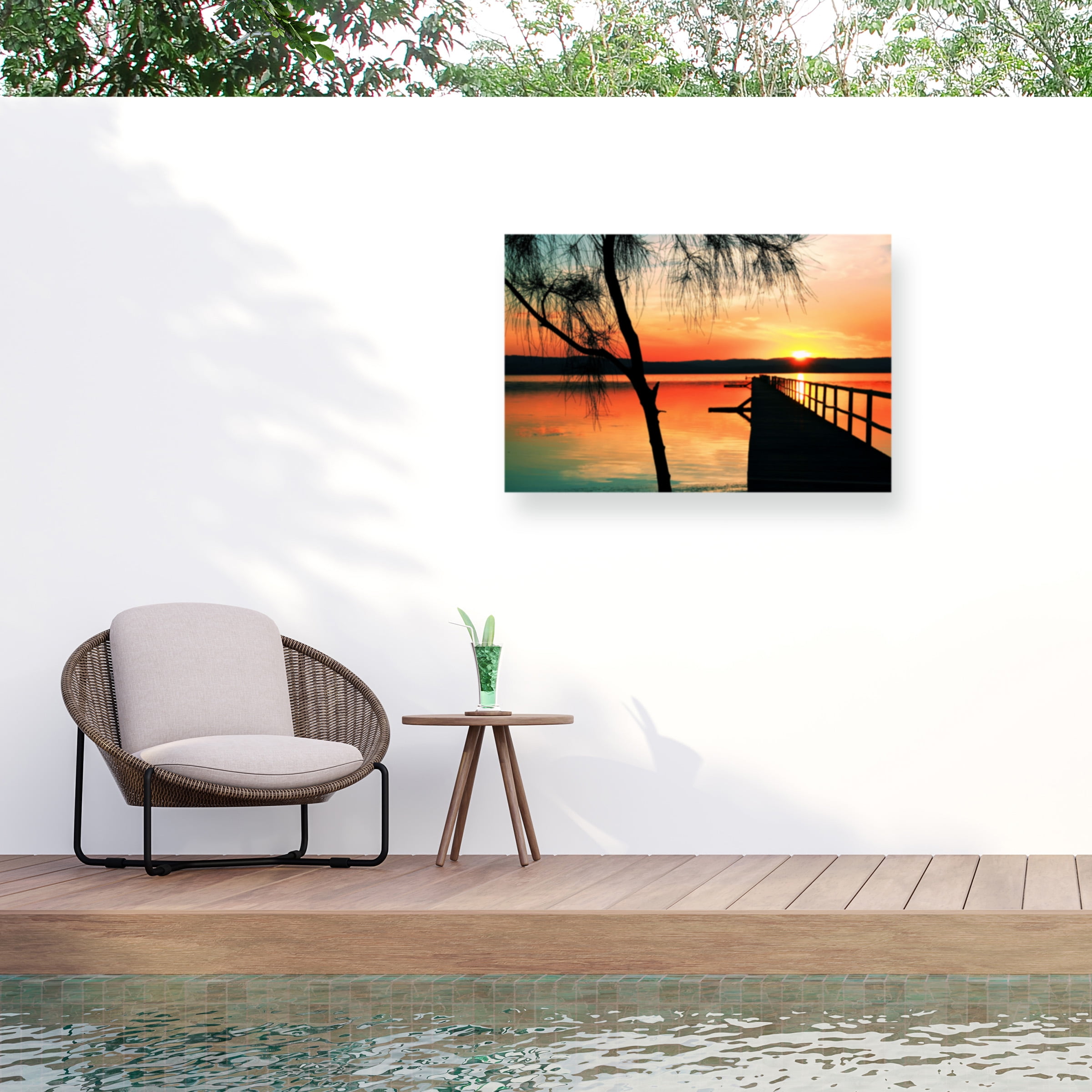 Incredi 'Once Upon An Evening' Outdoor Canvas 16x24