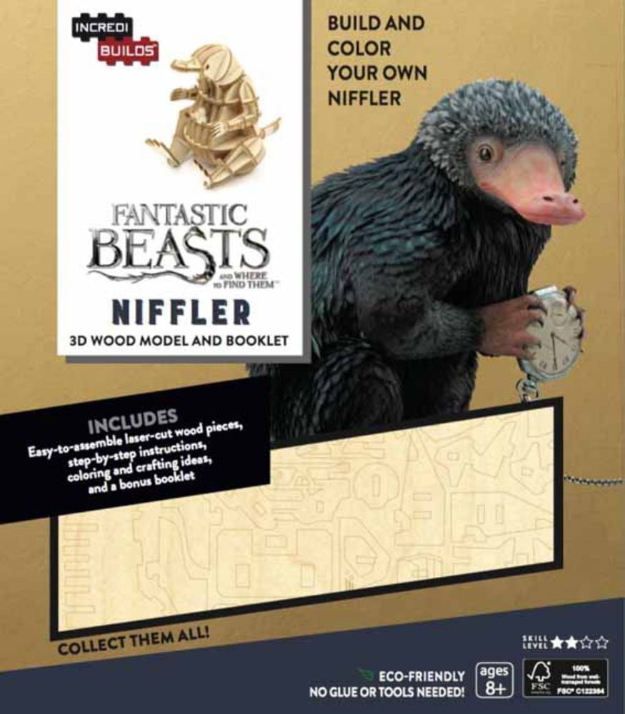 IncrediBuilds: Fantastic Beasts and Where to Find Them 3D Wood Model and Booklet 1 (Hardcover)