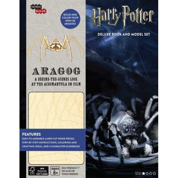 Pre-Owned IncrediBuilds: Harry Potter: Aragog Deluxe Book and Model Set (Hardcover) 1682980227 9781682980224