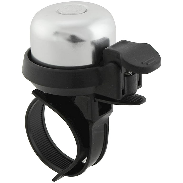 Incredibell Adjustabell 2 Bell Silver Bicycle Bike Bell 34mm Dome