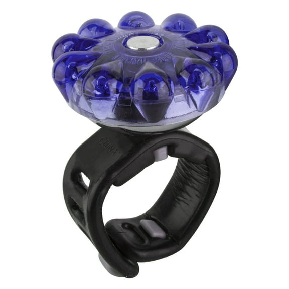 Incredibell Bling Adjustabell Bell: Amethyst Bicycle Handlebar Mount Bell