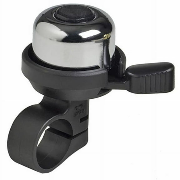 Incredibell Brass Duet Bell Black Resonant Brass Bell for Bicycles