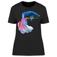 thumbnail image 1 of Incredible Colorful Betta Fish T-Shirt Women -Image by Shutterstock, Female 3X-Large, 1 of 2