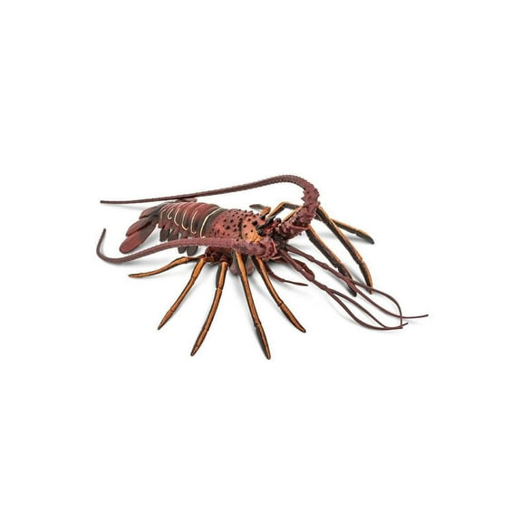 Safari Ltd. Spiny Lobster Figurine - Lifelike 12.5" Model Figure - Educational Marine Animal Toy for Boys, Girls & Kids Ages 3+