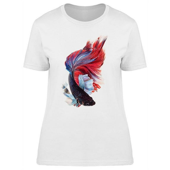 Incredible Detail Betta Fish T-Shirt Women -Image by Shutterstock, Female Large