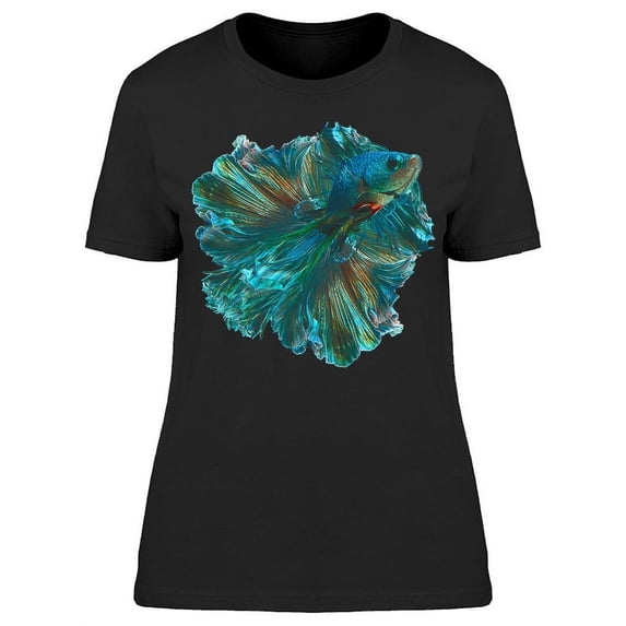 Incredible Detailed Tail Betta T-Shirt Women -Image by Shutterstock, Female Medium