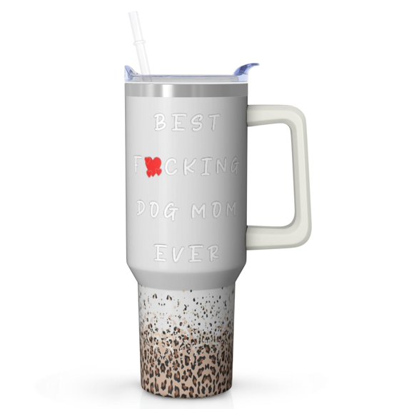 Incredible Gift for Mom - 40 Oz Stainless Steel Tumbler with Straw - Double Wall Insulated Cup - Mother's Day Birthday Christmas Gift for Women Her