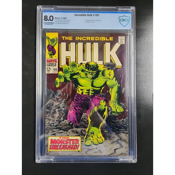 Incredible Hulk #105 - CBCS 8 Comic Book