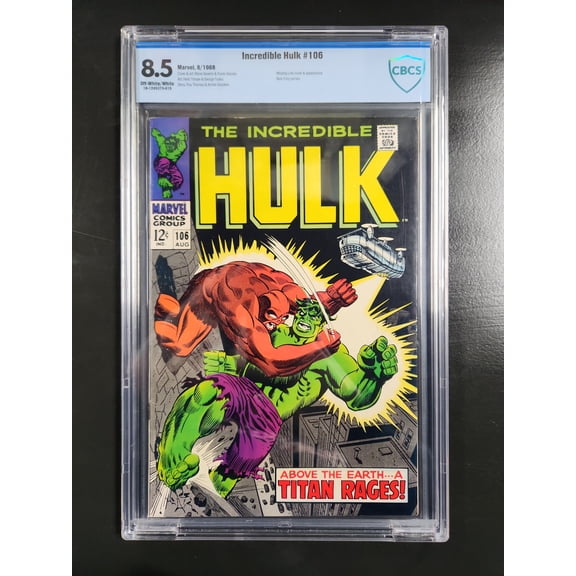 Incredible Hulk #106 - CBCS 8.5 Comic Book