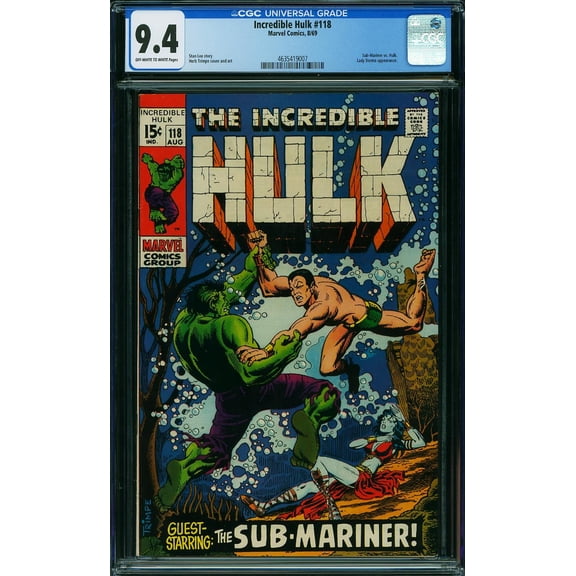 Incredible Hulk #118 - CGC 9.4 Comic Book