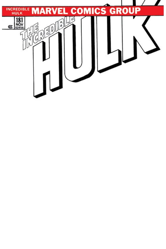 Incredible Hulk #181 Facsimile Edition [New Printing] Unknown Comics Exclusive Blank Var (09/27/2023)
