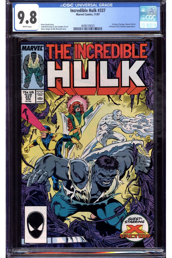 Incredible Hulk #337 - CGC 9.8 Comic Book