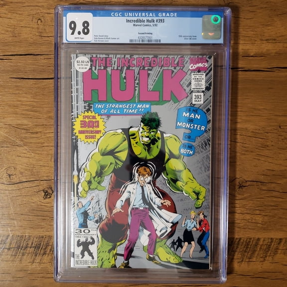 Incredible Hulk #393 - CGC 9.8 Comic Book