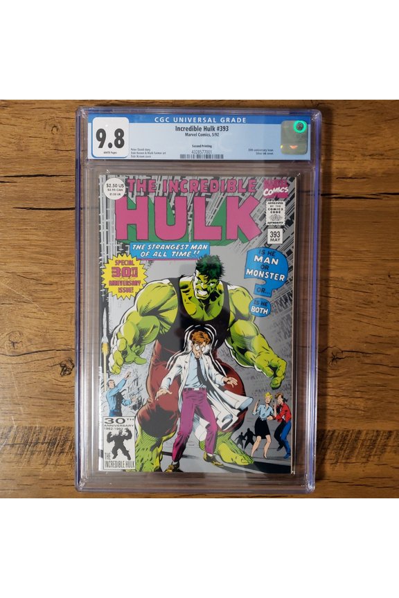 Incredible Hulk #393 - CGC 9.8 Comic Book