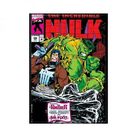 Incredible Hulk 798641 Incredible Hulk No.396 Comic Cover Photo Magnet