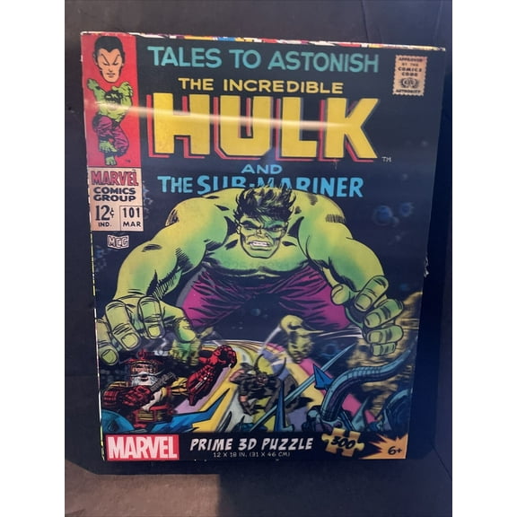 Incredible Hulk 871985 The No.101 3D Lenticular Jigsaw Puzzle - 300 Piece