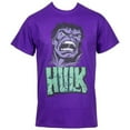 thumbnail image 1 of Incredible Hulk  Attack Mens T-Shirt, Purple - Small, 1 of 2